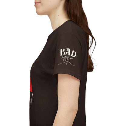 Karma Is That Girl Tee – Empowerment Graphic T-Shirt for Women | Motivational Statement Shirt