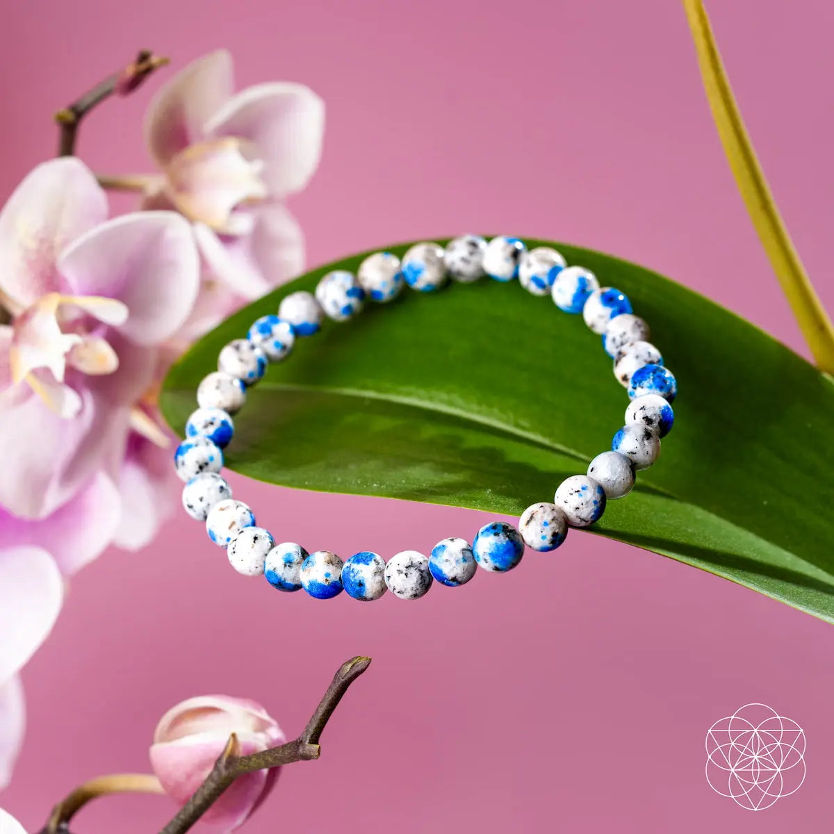 K2 Stone bracelet by Conscious Items featuring 6mm beads, designed for spiritual adventure and stylish accessory.