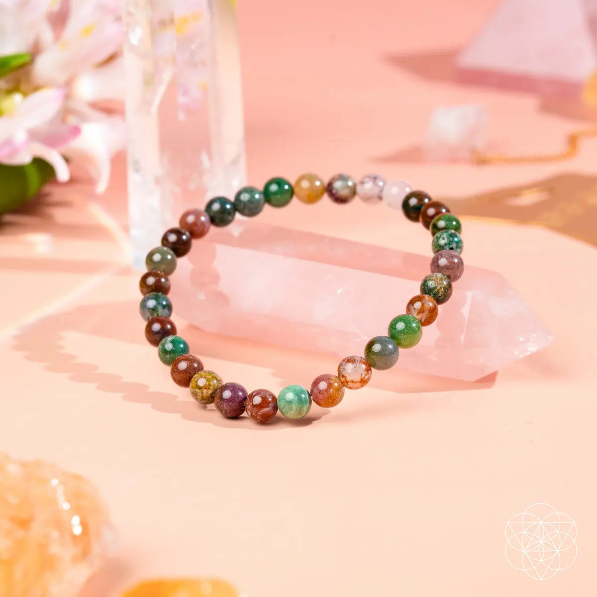 Conscious Items The Energy Bracelet with 6mm beads, featuring a stylish bracelet design for positive energy and wellness.