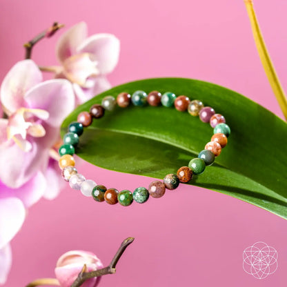 Conscious Items The Energy Bracelet 6mm bracelet with smooth beads, designed for energy and style.