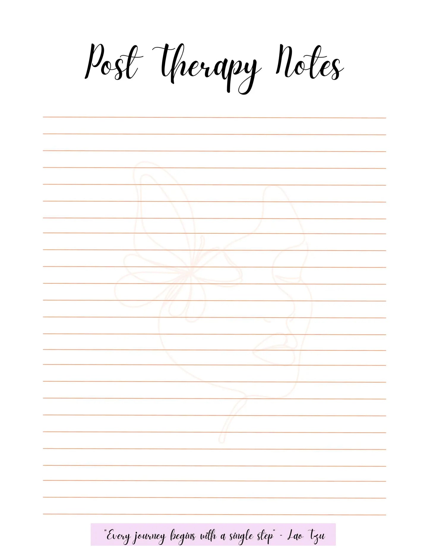 Love, Karma Marie journal titled "Rise Above" featuring handwritten therapy notes on a page, designed to help overcome fear and self-sabotage.