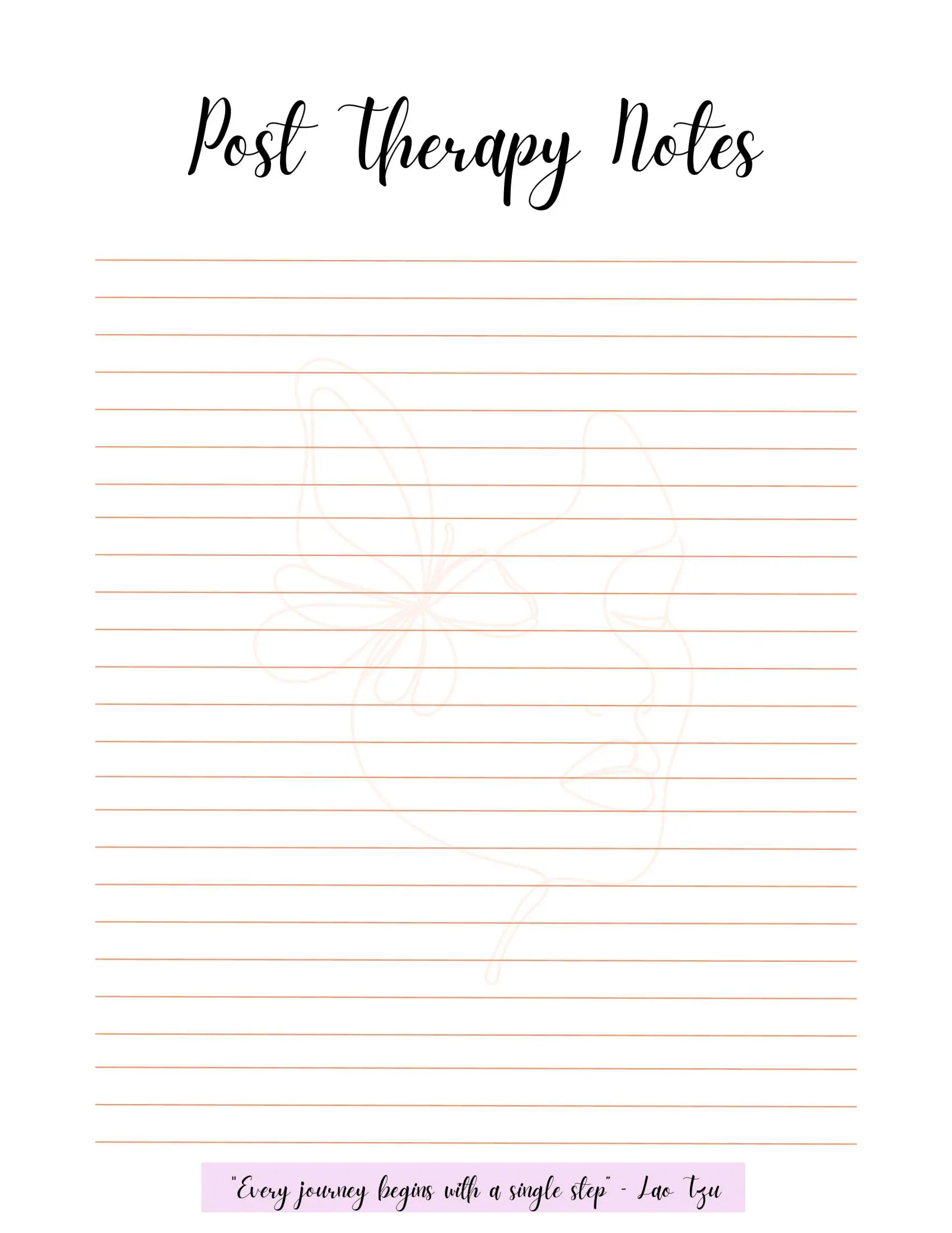 Love, Karma Marie journal titled "Rise Above" featuring handwritten therapy notes on a page, designed to help overcome fear and self-sabotage.