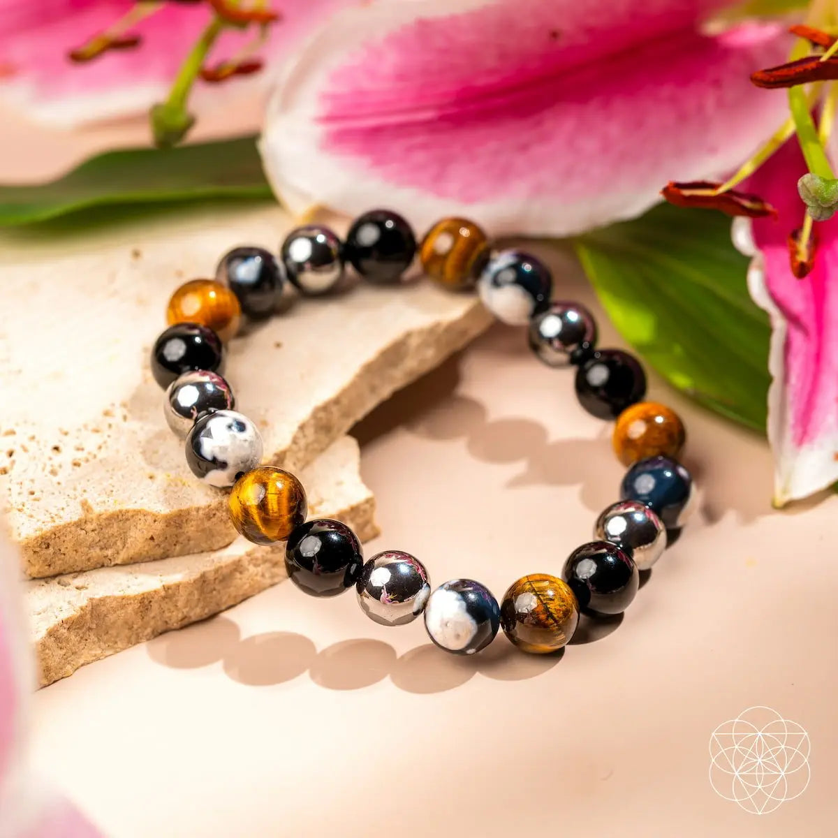 Conscious Items Orca’s Armor bracelet featuring triple protection and healing design with ocean-inspired elements.