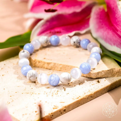 The Empath’s Trio Daily Reset Bracelet by Conscious Items, featuring a stylish beaded bracelet with calming and grounding elements.